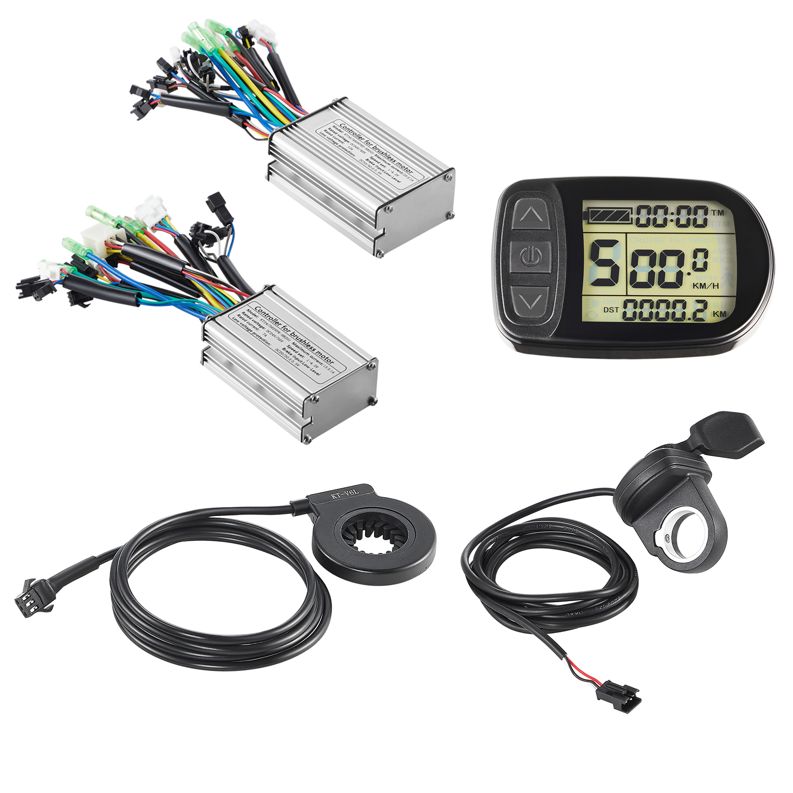 Passion-Bikes Controller E-Bike 500W 36V/48V Max 20A – Centralina Pedelec Universale KT Kunteng - 3