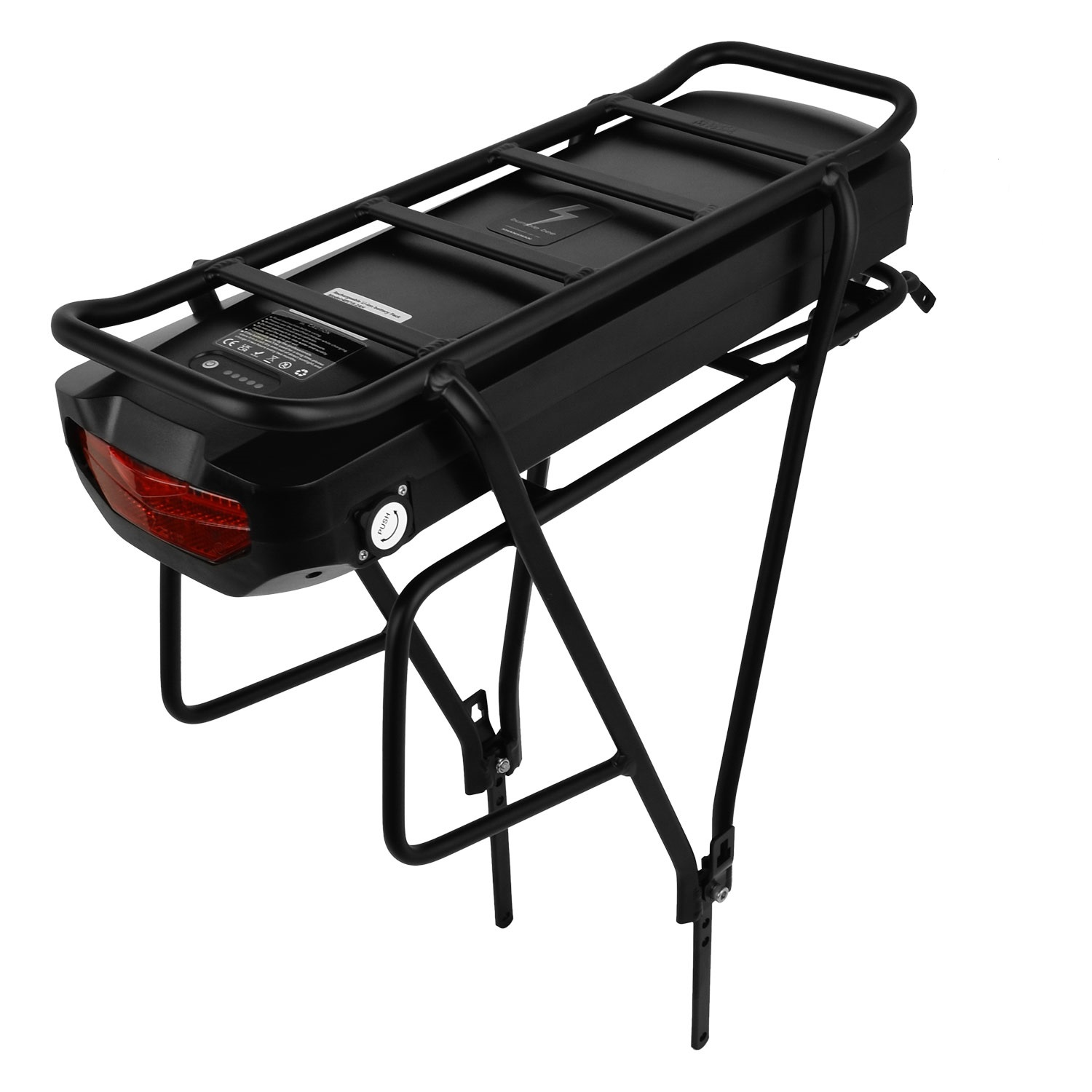 EU No Tax free shipping Rear Rack Electric bicycle Battery 48V